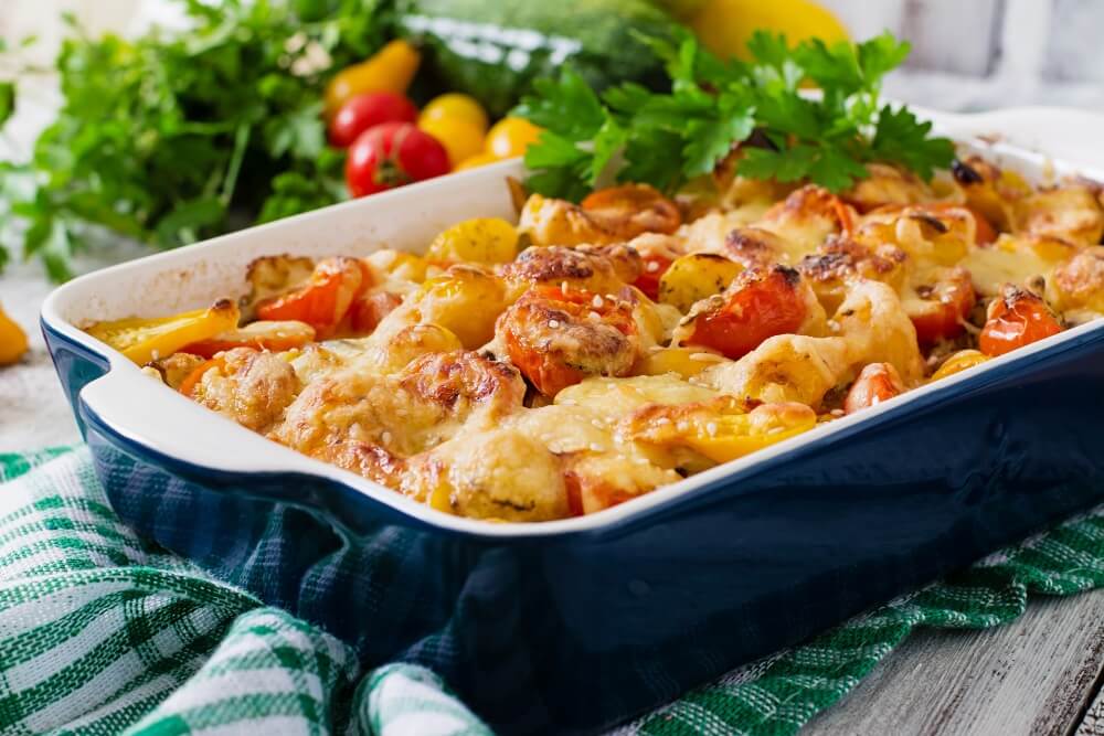 Kielbasa-&-Swiss Spaghetti Squash Casserole